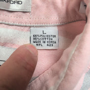 Chemise Levi's Laundered Oxford L rose rayures 2 poches manches courtes