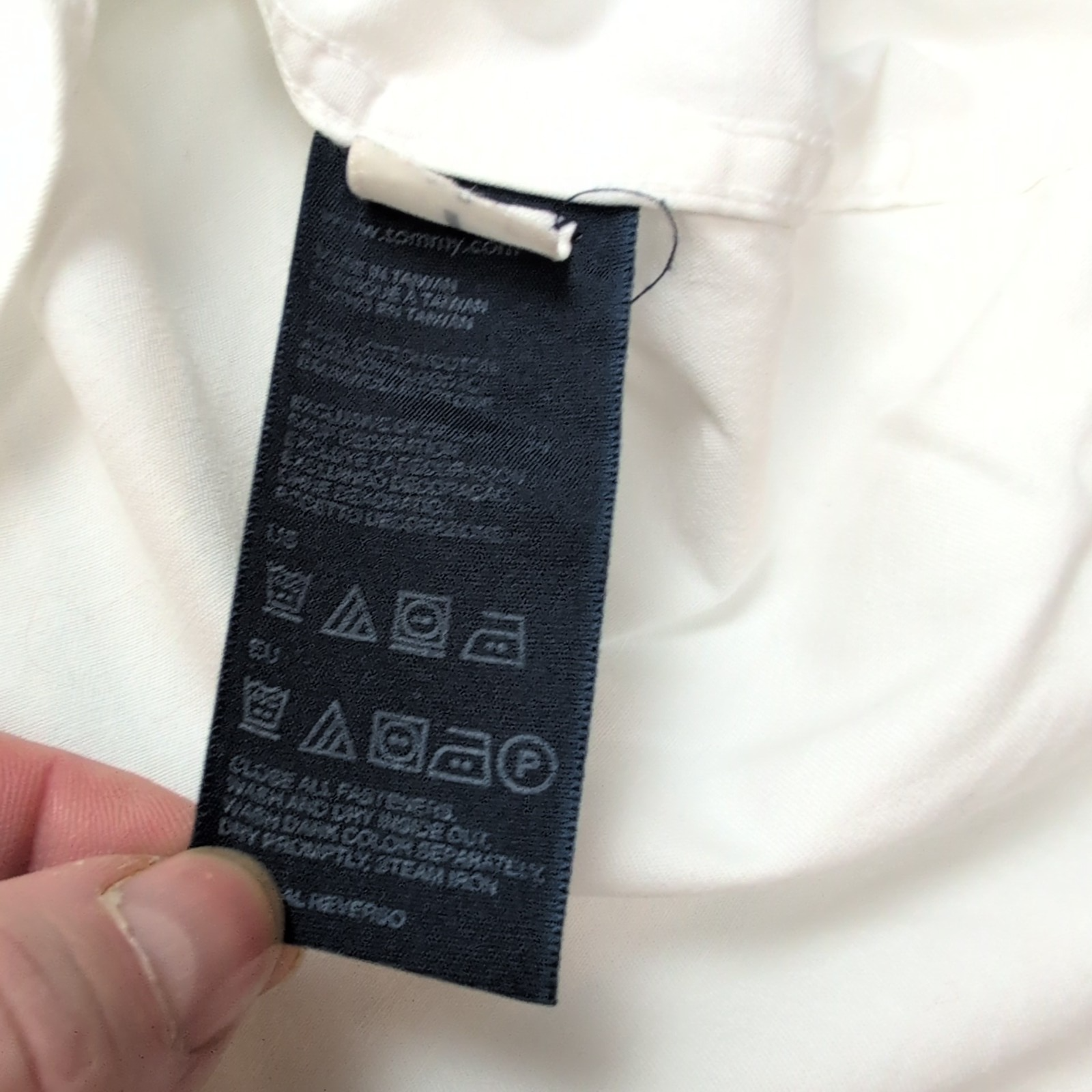Chemise Tommy Hilfiger Blanche 1 poche Taille S Vintage