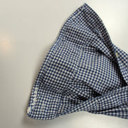 Chemise Ralph Lauren Homme M Bleu Petits Carreaux Logo Rouge Vintage