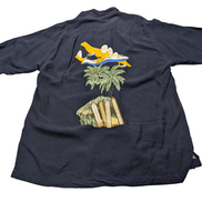 Chemise hawaïenne Wingo avion planeur manches courtes taille L