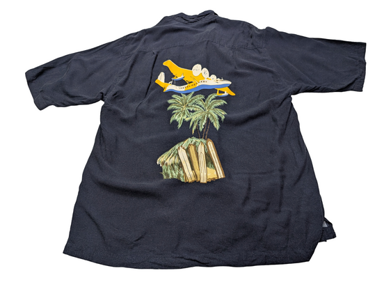 Chemise hawaïenne Wingo avion planeur manches courtes taille L
