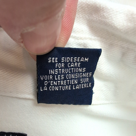 Chemise Levi's L Blanc Jean Coton 2 Poches Boutons Métal Homme