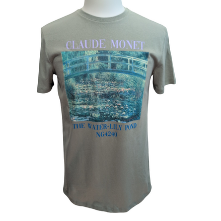 T-shirt Artistory S Claude Monet The Water Lily Pond Vert Neuf Étiquette