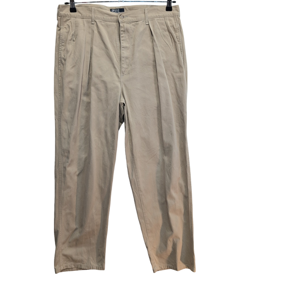 Pantalon chino Polo Ralph Lauren beige made in USA taille W36xL30 FR46 #17cr