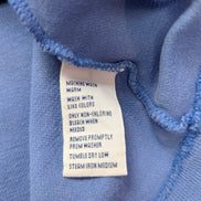 T-shirt Polo Ralph Lauren XL bleu ciel col V coton épais logo brodé