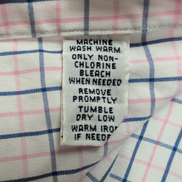Chemise Ralph Lauren XL Rose Bleu Carreaux Classic Fit Shirt Button Down Coton