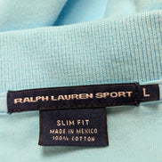 Polo manches courtes Polo Ralph Lauren Sport femme L bleu turquoise Slim Fit