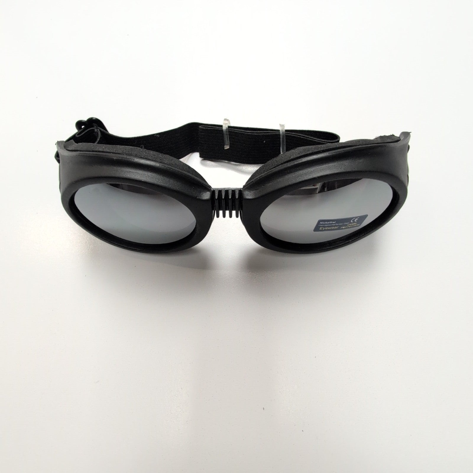 Lunettes de Ski Masque Rétro Noir Mat Verres Miroir Gris Y2K Futuriste