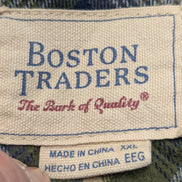Boston Traders Veste Capuche Matelassée Carreaux Kaki Bleu XXL 🔥|260S