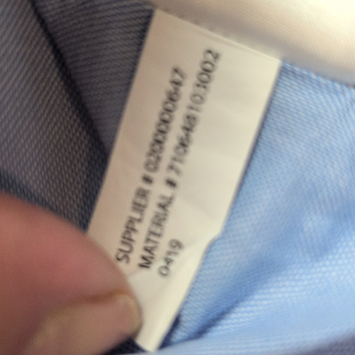 Chemise Ralph Lauren Slim Fit L Chambray Oxford Bleu Logo Marron manches courtes