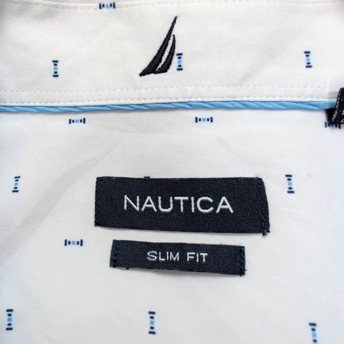 Nautica chemise blanche à motifs stretch fluide taille XL XXL