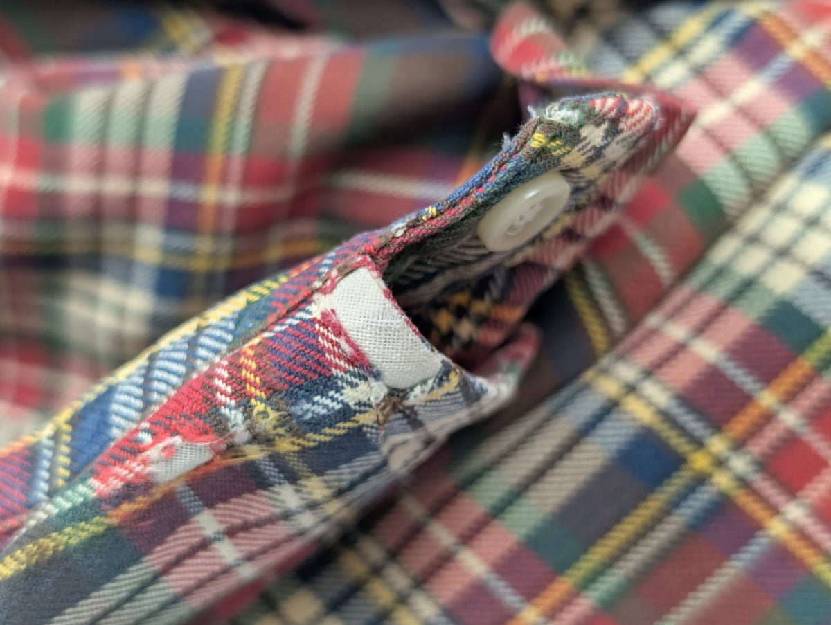 CHEMISE Ralph Lauren homme M Classic Fit ROUGE carreaux hiver
