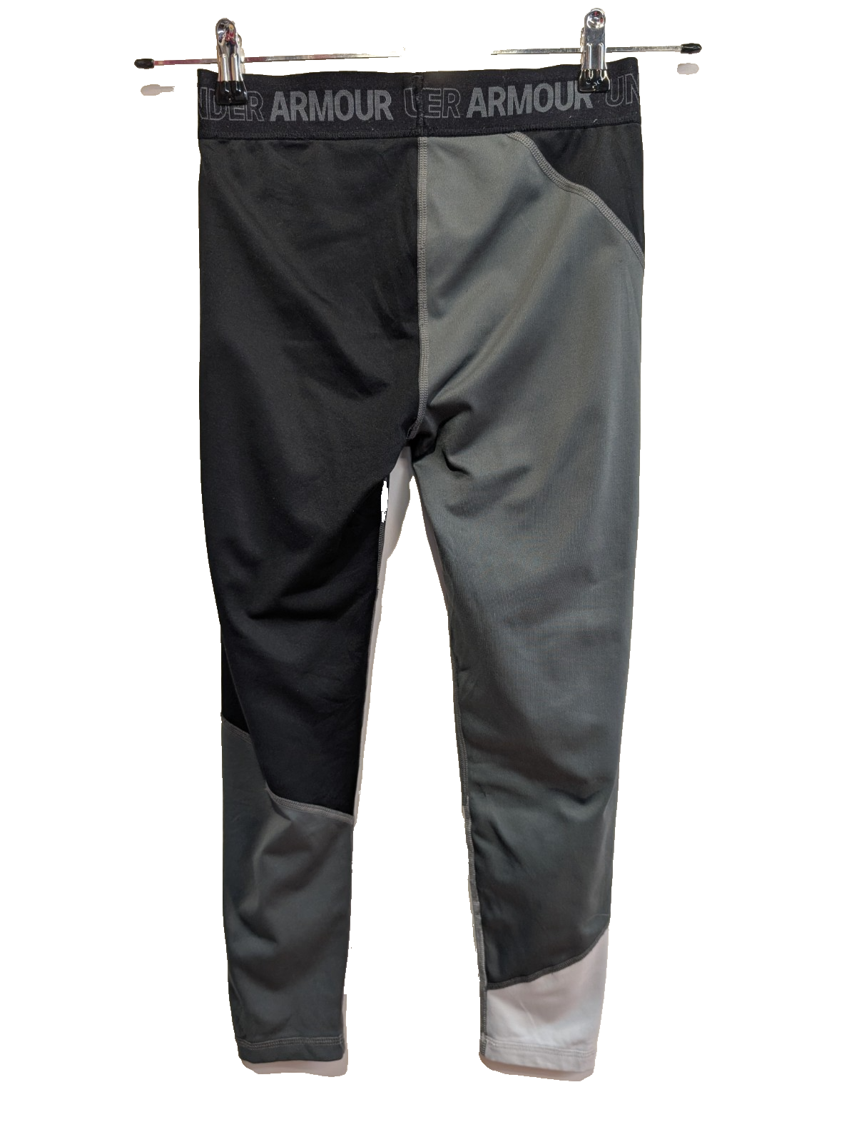 Pantalon Legging Under Armour Compression Noir & Kaki - Femme Taille S