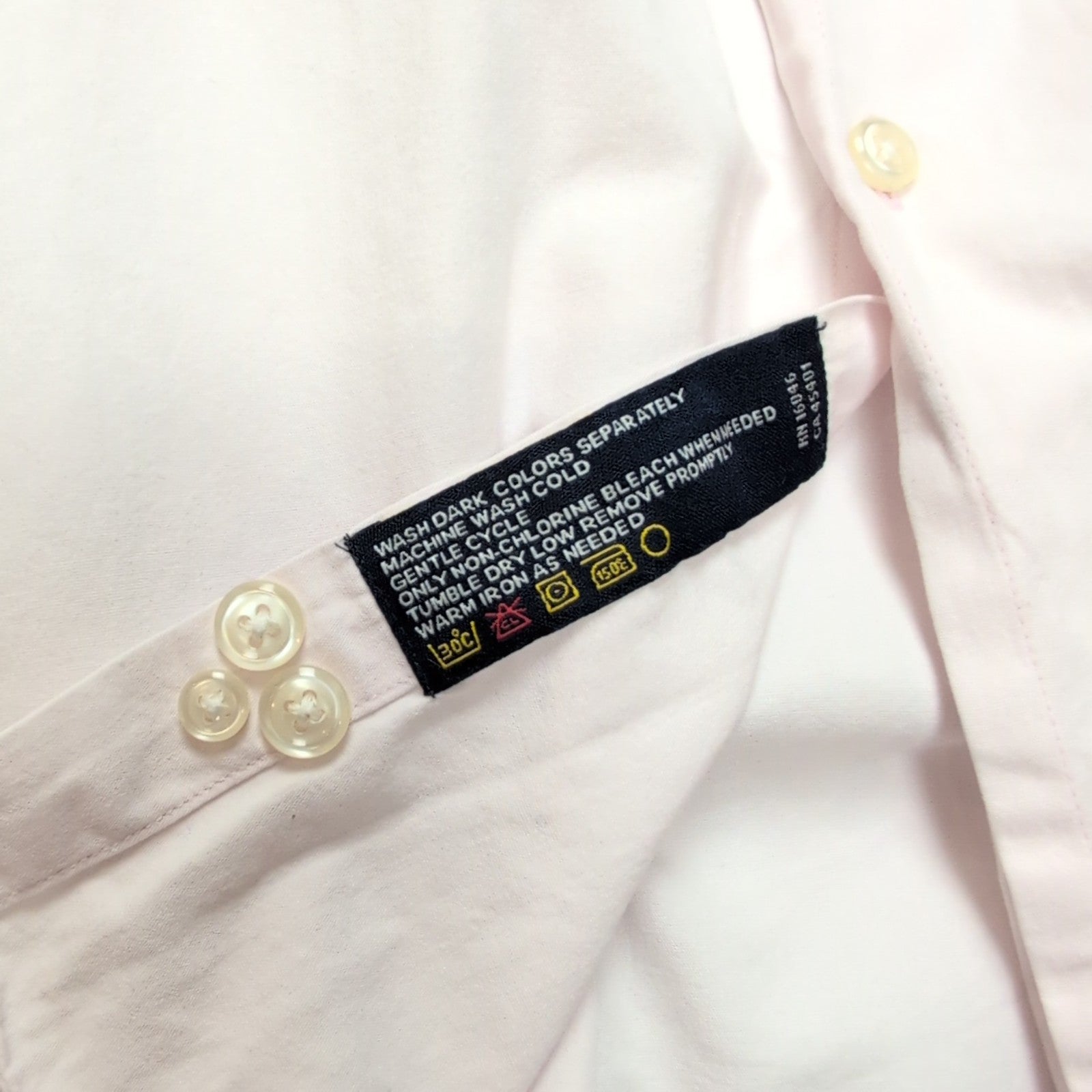 Chemise Nautica Rose Pâle / Taille L-XL / 100% Coton / Manche Courtes / Poche