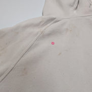 The North Face Sweat à Capuche Blanc - Logo Noir Frontal - Taille M Femme