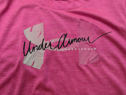 T-shirt de Sport Under Armour HeatGear Rose Femme Taille M