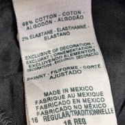Jean Levi's Signature Femme Noir Profond Stretch Skinny Fit T36 W26 L30 Chic