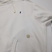 Polo Ralph Lauren Sweat à Capuche Coton XL Blanc Logo Marine hoodie