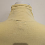Pull Calvin Klein Jaune Col Roulé à Cordon & Poches - Taille L/XL