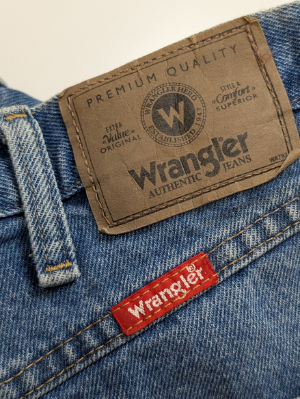 Jean WRANGLER Vintage 🤠 Taille W38 L34 🤠 Regular Fit Bleu - 100% Coton Robuste