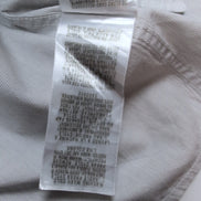 Chemise Dockers manches courtes grise à fines rayures 1 poche S