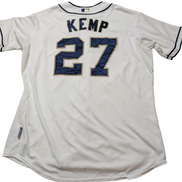 Chemise maillot de baseball vintage Padres Matt Kemp Majestic taille 48 / XL