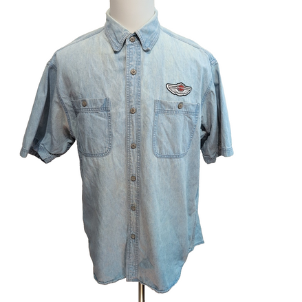 Chemise Harley Davidson L Jean 100th Anniversary 1903-2003 Brodée Manches courte