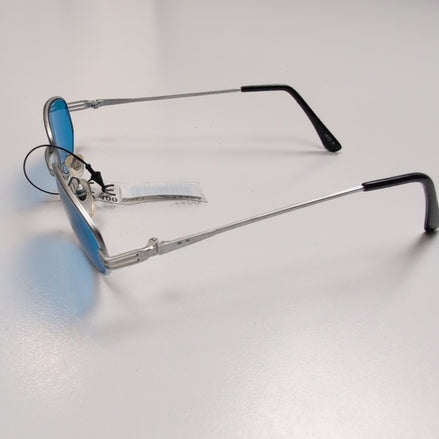 Lunettes de soleil Y2K Cyber Minimaliste Teintées Bleu Ciel Branche Fine