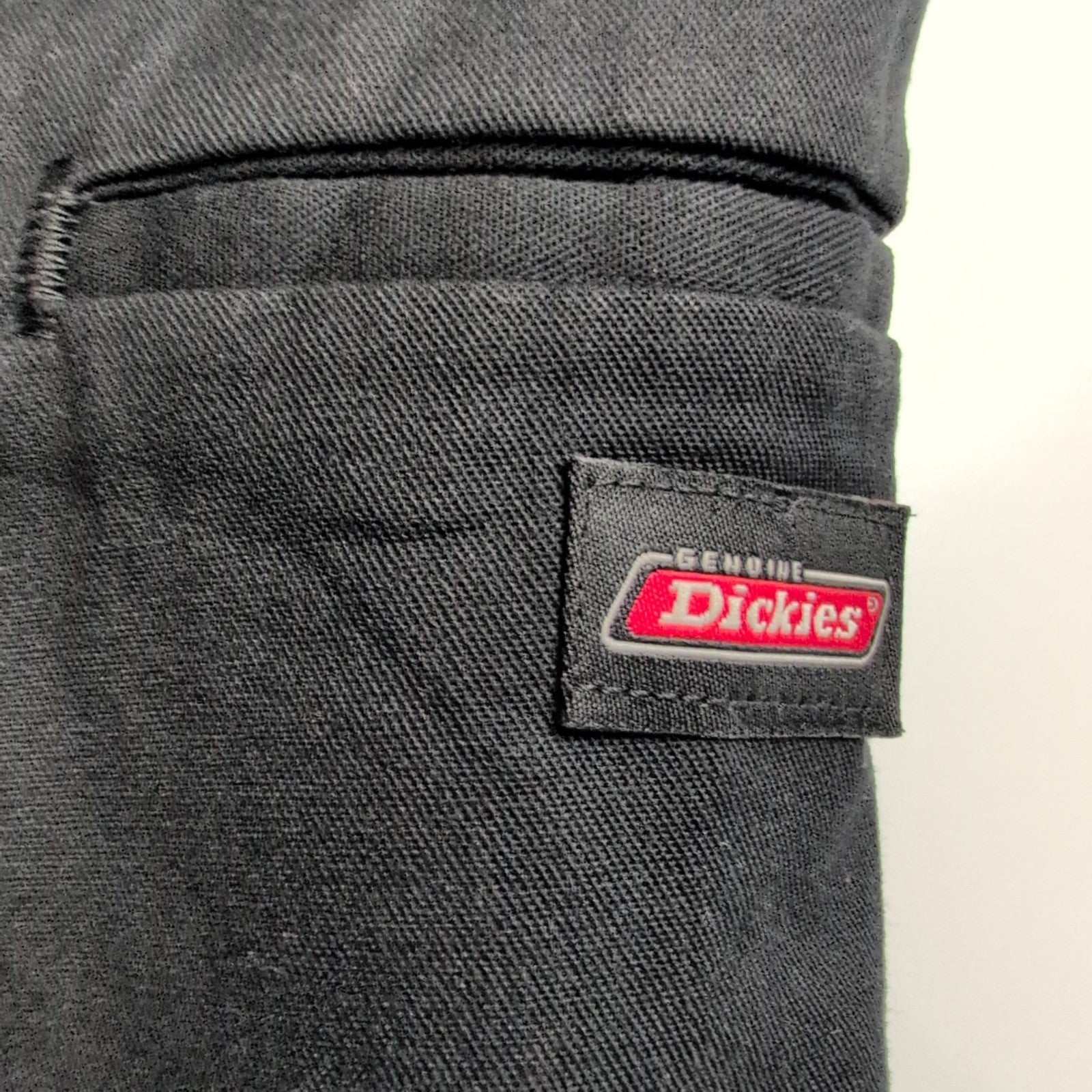 Short Dickies Workwear Noir Homme W38 Coupe Droite Long Excellent État