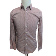 Chemise Express XS Bordeaux Rayures Extra Slim Fit manches longues