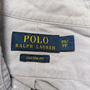 Chemise Polo Ralph Lauren Shirt XS S Custom Fit Oxford Lila Violet Button Down