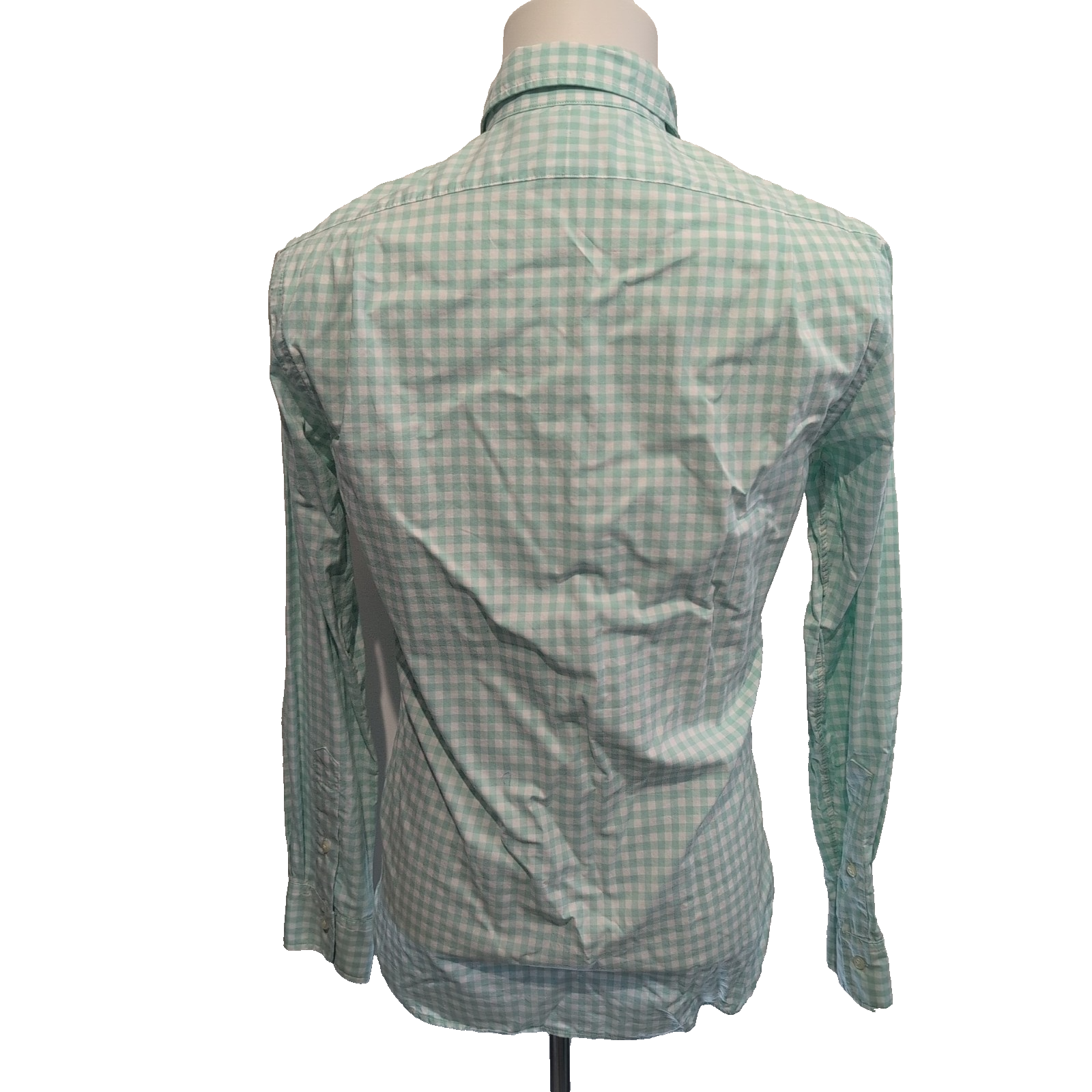 Chemise Polo Ralph Lauren Taille S Slim Fit Stretch Verte à Carreaux Coton