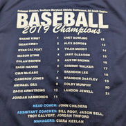 T-shirt Under Armour Baseball Potomac State Champion 2019 Taille L