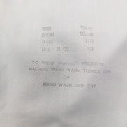 Chemise SEARS Permanent Press Vintage 70s Bleu USA Col Pointe M/L