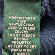 Pull Lauren Ralph Lauren femme L bleu laine cachemire maille texturée