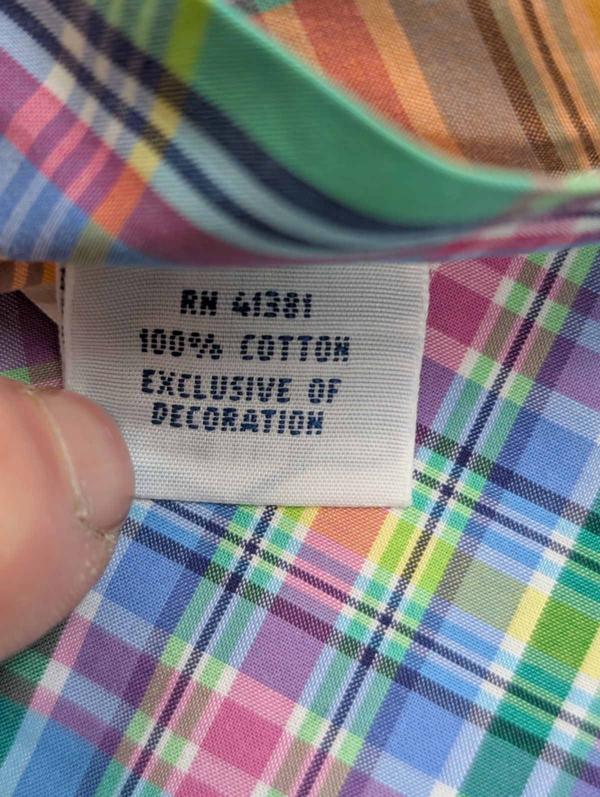 Chemise Polo Ralph Lauren à carreaux stretch multi couleur coton taille XXL