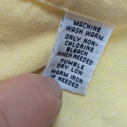 Chemise Ralph Lauren Shirt XL Mercer Oxford Jaune Big 3 Broderie PRL 381