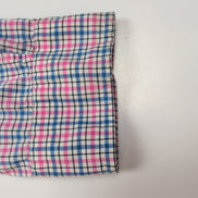 Chemise Ralph Lauren XL Coton Stretch Carreaux Bleu Rose Logo Bleu