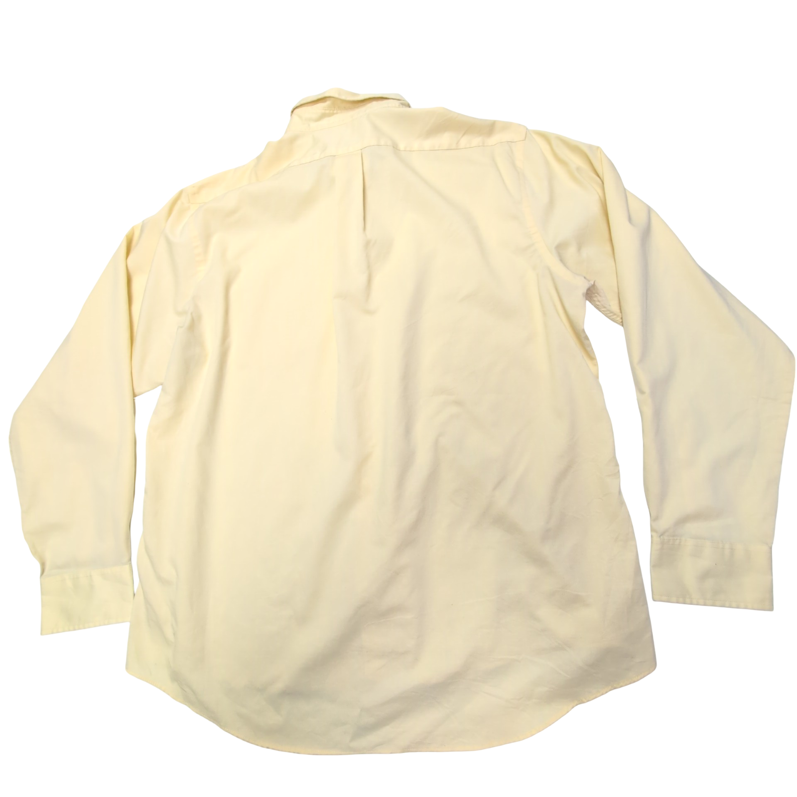 Chemise CHAPS jaune taille XXL uni manches longues homme