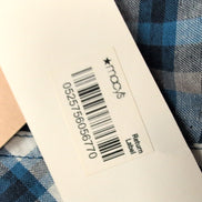 Chemise LEVI'S Homme XL Bleue et Blanche à Carreaux manches courtes
