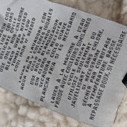 Blouson Veste Levis Homme L Doublé Sherpa Crème Beige Vintage Fermeture Zip