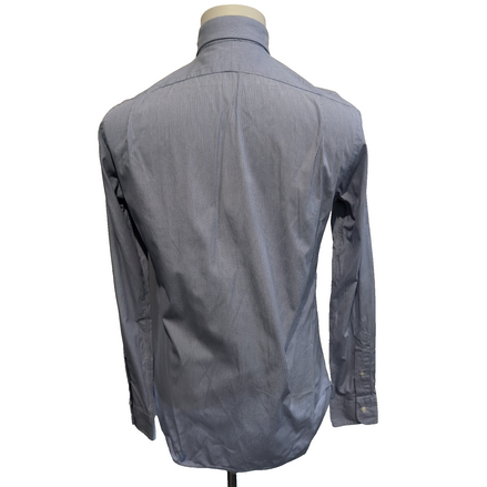 Chemise Polo Ralph Lauren S M Bleue Rayures Logo Marine Col Classique Shirt