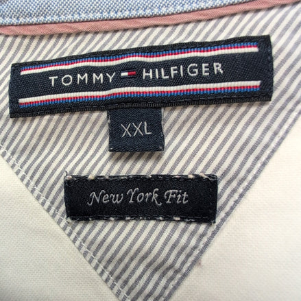 Chemise TOMMY HILFIGER Blanche Manches Longues - Taille XXL