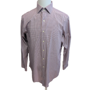 Chemise Polo Ralph Lauren Regent Classic Fit L/XL Rouge Bleu Carreaux Coton