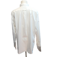 Chemise Nautica XL Blanche 100% Coton Logo Blanc manches longues