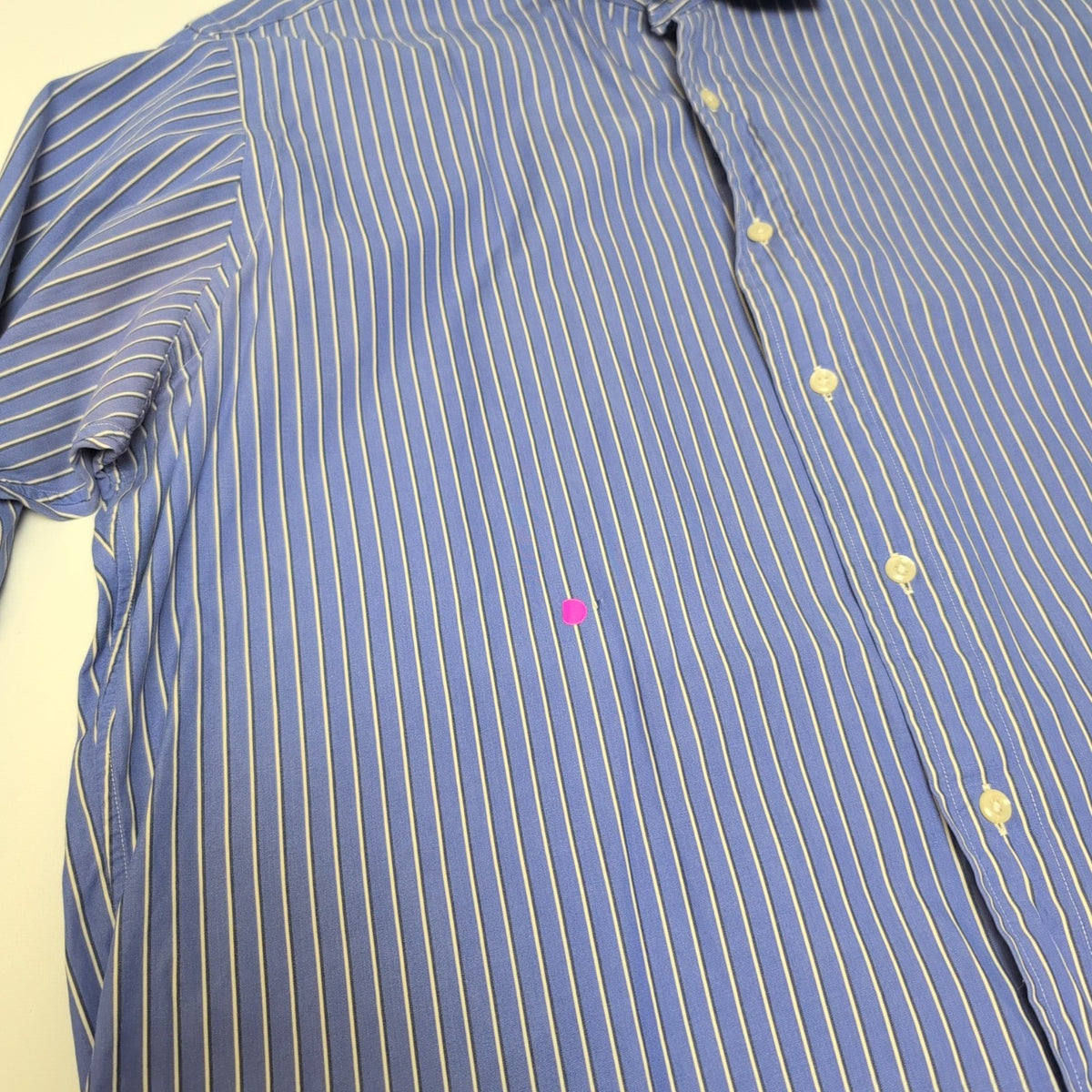 Chemise Polo Ralph Lauren Curham Rayée Bleu Blanc L Classic Fit