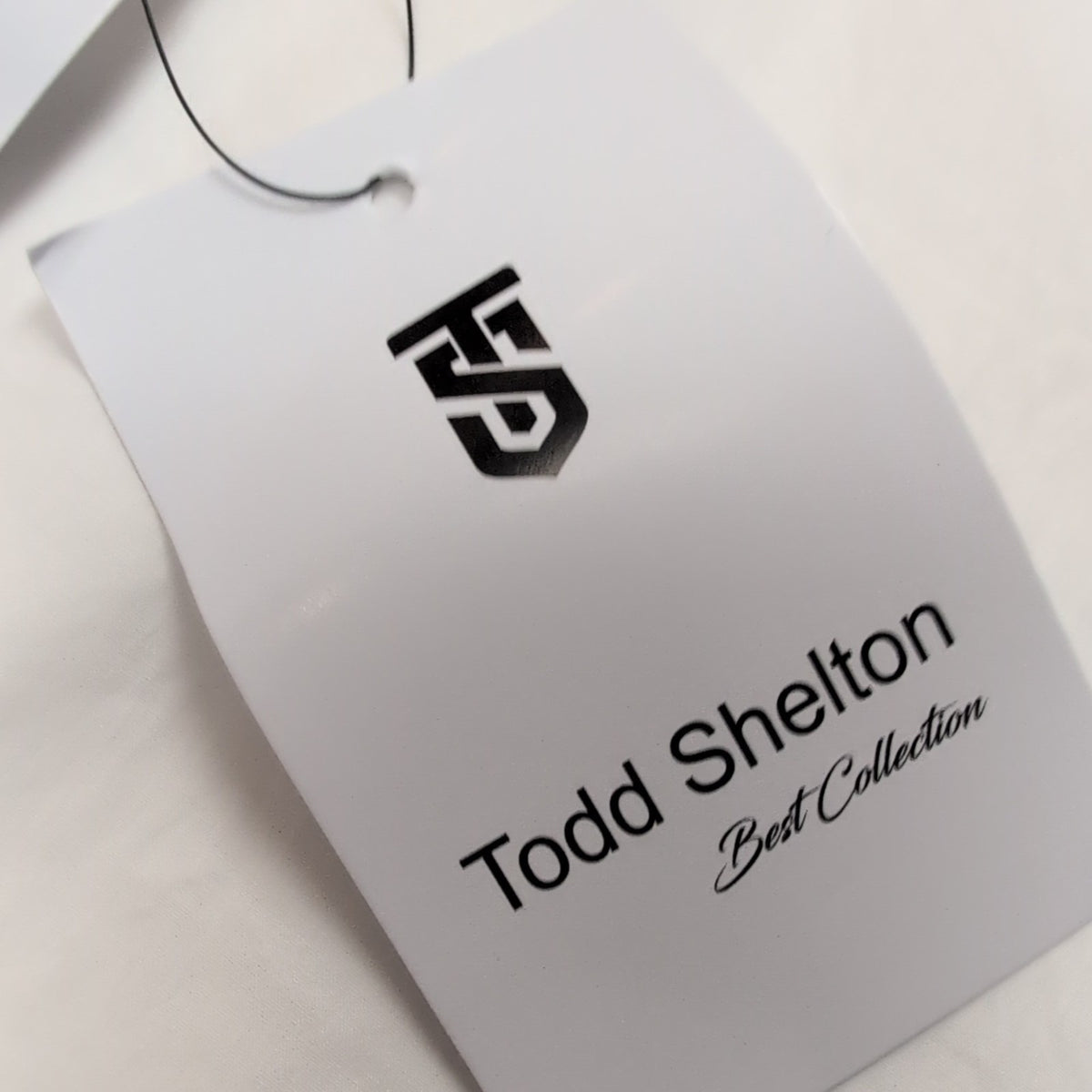 Chemise Todd Shelton L Neuve Étiquette Slim Fit 100% Coton Blanche