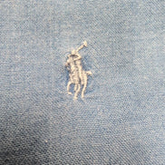 Chemise Ralph Lauren Indigo Oxford Taille XL Coton Manches Courtes
