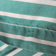 Chemise The Fox Collection M Vert Rayures Made in Taiwan Poche Boutonnée