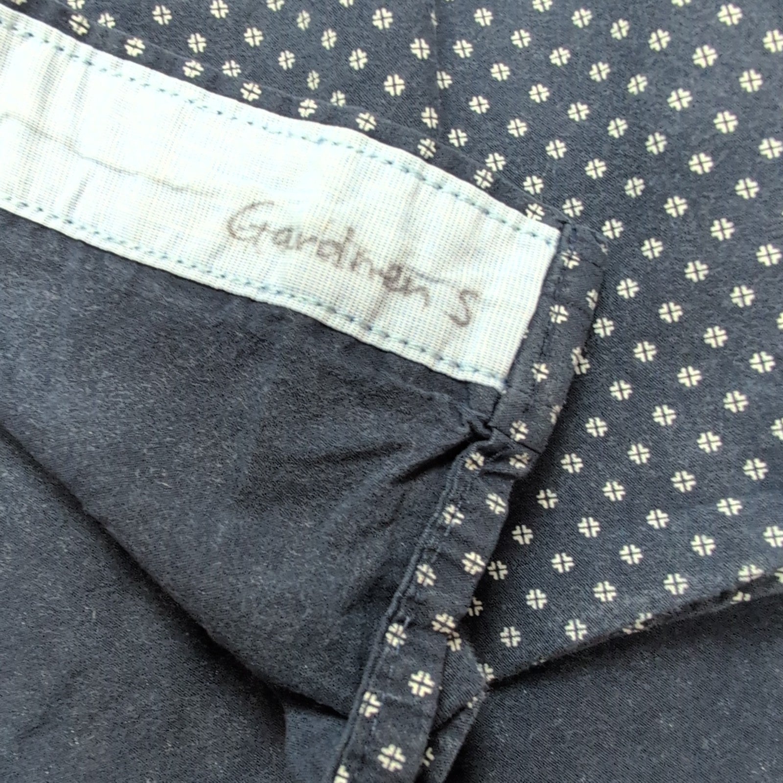 Chemise TOMMY HILFIGER Bleu Marine à Motifs avec Poche Manches Longues T.M